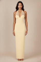 Sable Gown - Pale Yellow