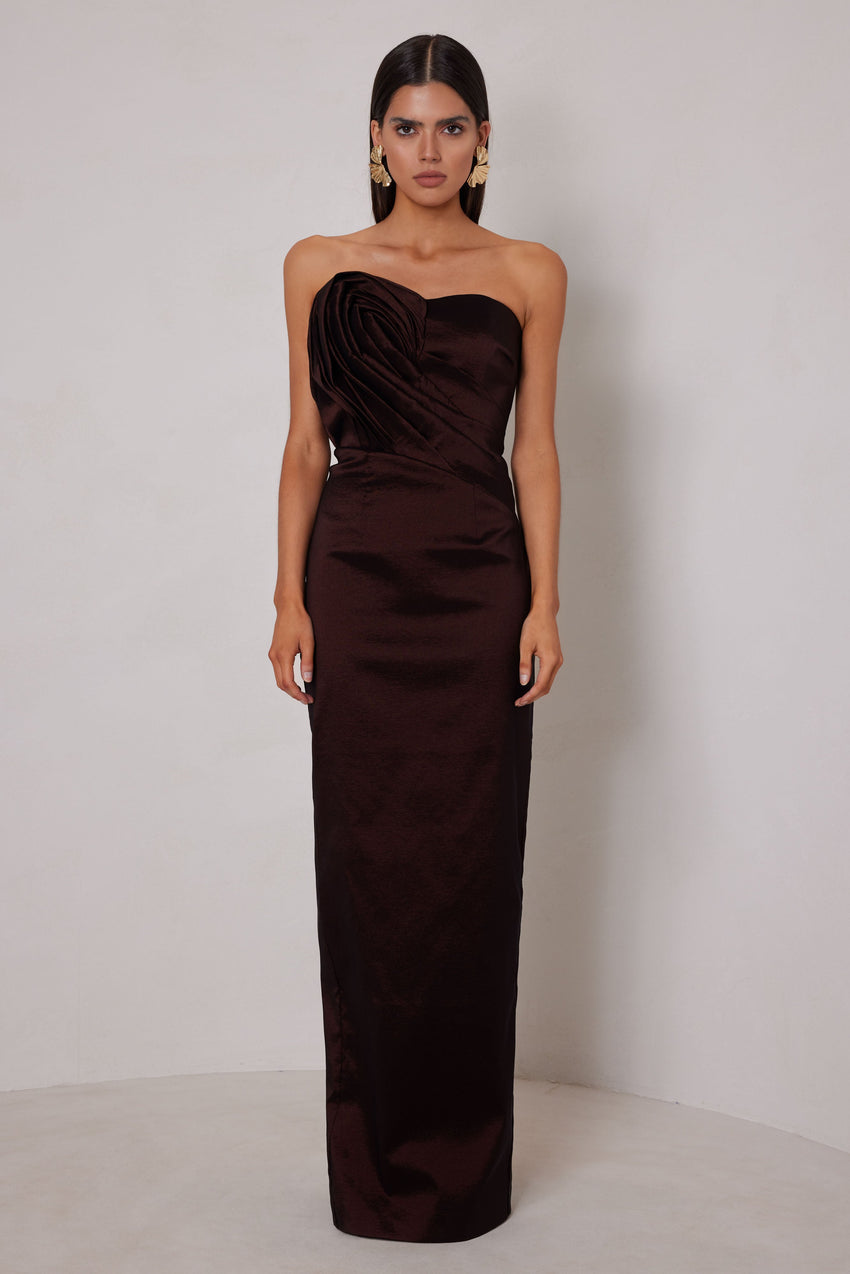 Alba Dress - Chocolate