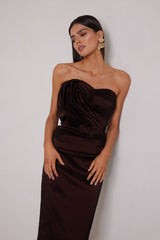 Alba Dress - Chocolate