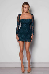 Maria Dress - Teal Green