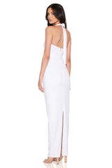 Nookie Chicane Midi Dress - White