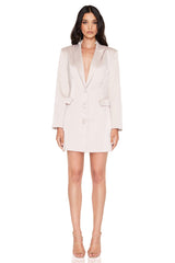 Nookie Pallisade Blazer Dress - Nude