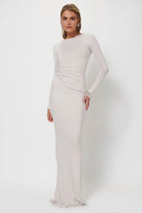 Serena Maxi Skirt - Oyster