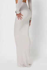 Serena Maxi Skirt - Oyster