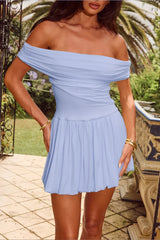 Manalla Mini Dress - Periwinkle