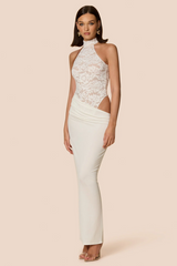 Nookie Lennox Bodysuit Maxi Dress - White