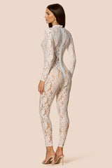 Nookie Lennox Catsuit - White