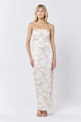 Valeria Floral Dress - Pink
