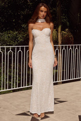 Amana Maxi Dress - White