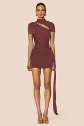 Nookie Helena Mini Dress - Plum