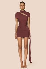 Nookie Helena Mini Dress - Plum