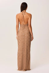 Kimali Maxi Dress - Mocha