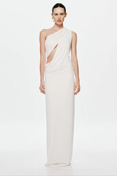Misha Solstice Cupro Maxi Dress - Ivory