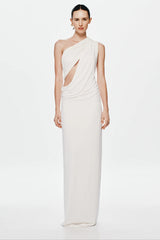 Misha Solstice Cupro Maxi Dress - Ivory