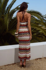 Vernanza Maxi Dress - Orange Multi