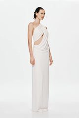 Misha Solstice Cupro Maxi Dress - Ivory