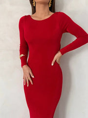 Mia Gown - Deep Red