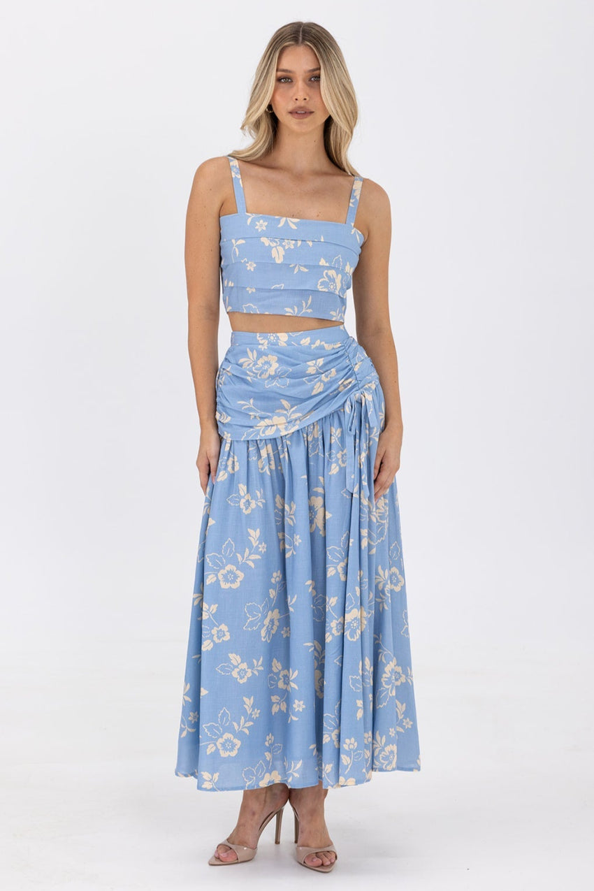 Ralene Set - Blue Flower