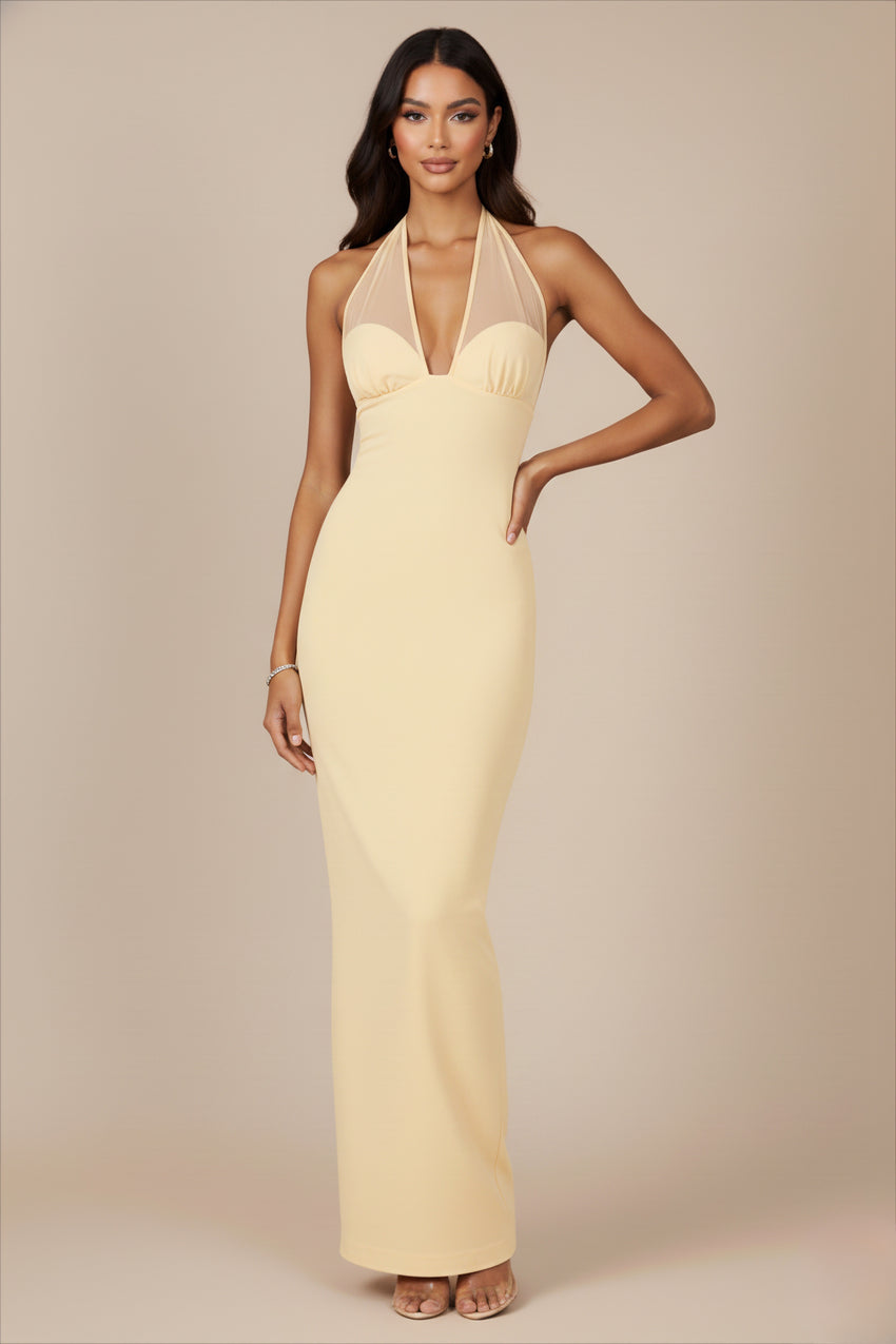 Sable Gown - Pale Yellow