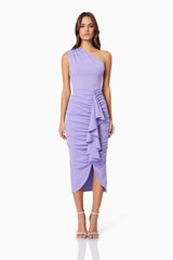 Jade Midi Dress - Purple