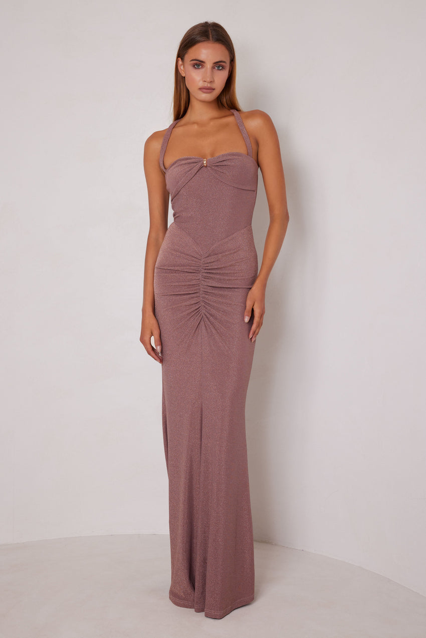 Elisa Dress - Dusty Rose