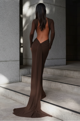Monaco Gown - Chocolate