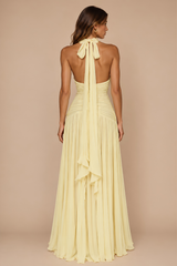 Elara Maxi Dress - Butter Yellow