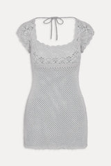 Eloise Crochet Mini Dress - Angel's Meadow