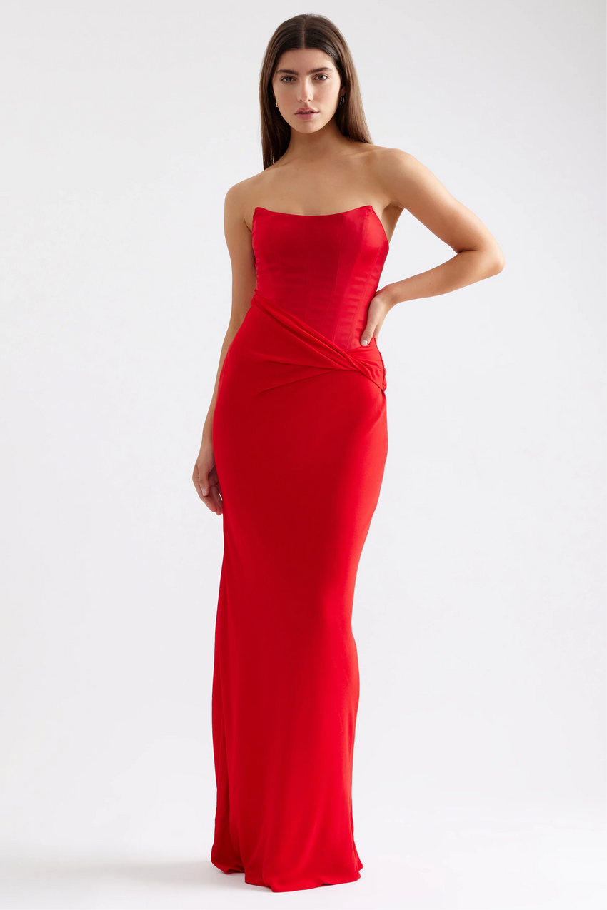Elora Dress - Scarlet