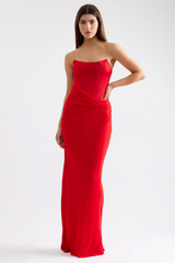 Elora Dress - Scarlet
