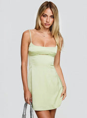 Powell Mini Dress Sage Green