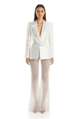 Denise Beaded Pants - Pearl