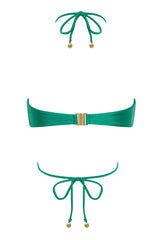 Nookie Pool Party Bandeau Bra - Emerald