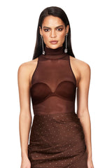 Nookie Eclipse Bodysuit - Cocoa