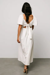 Indie Back Tie Dress | Off White