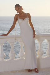 Lavena Maxi Dress - Pearl