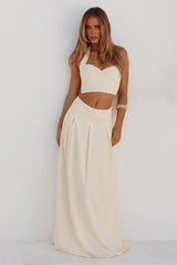 Willow Halter Top - Butter