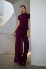 Caitlin Top - Deep Plum