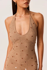 Kimali Maxi Dress - Mocha