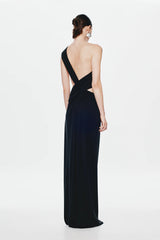 Misha Solstice Cupro Maxi Dress - Black