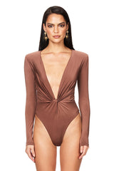Nookie Legacy Bodysuit - Cognac